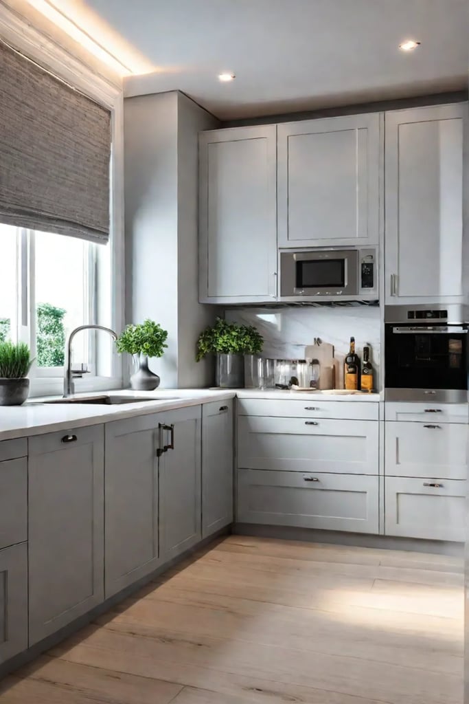 Modern cottage kitchen lighting