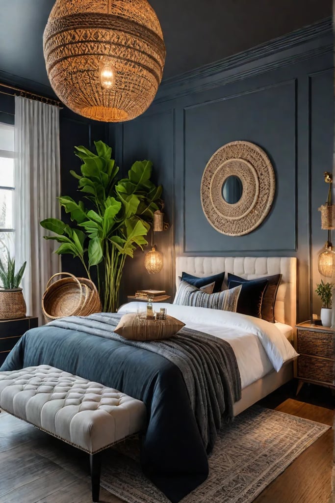 Natural bedroom decor