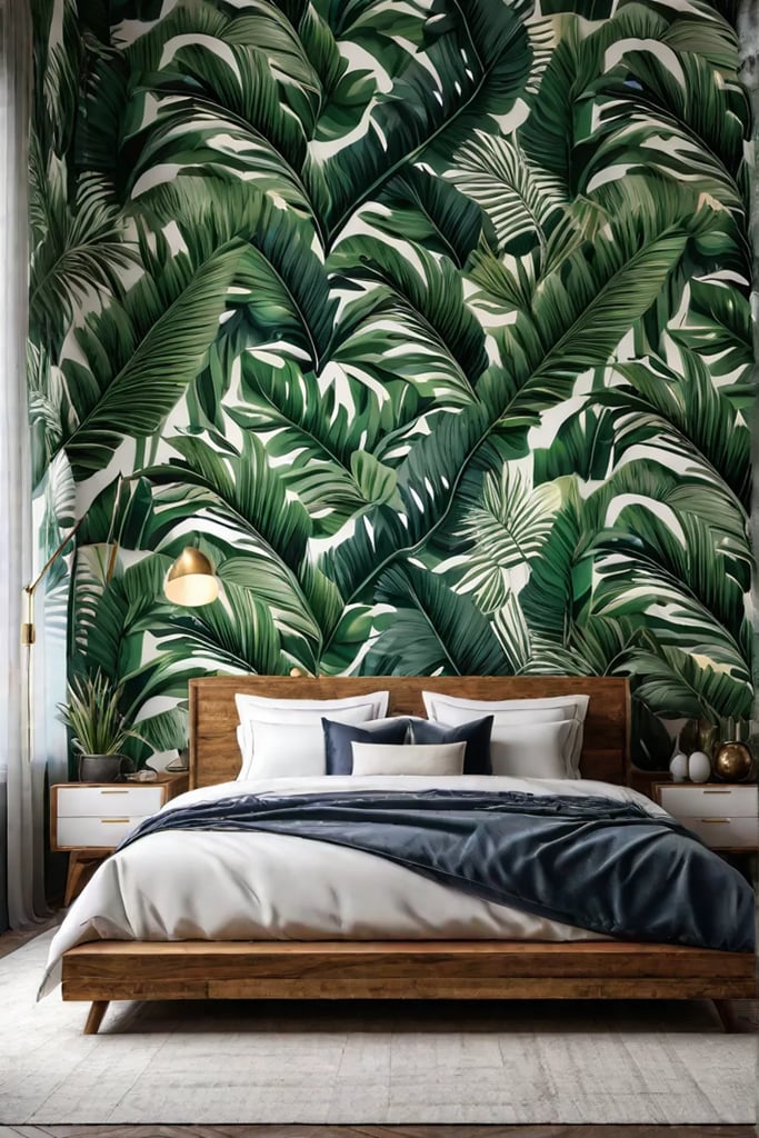 Removable wallpaper accent wall