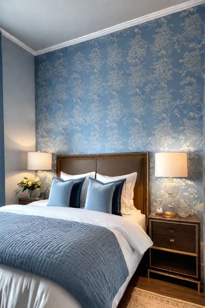 Tranquil bedroom bathed in sunlight