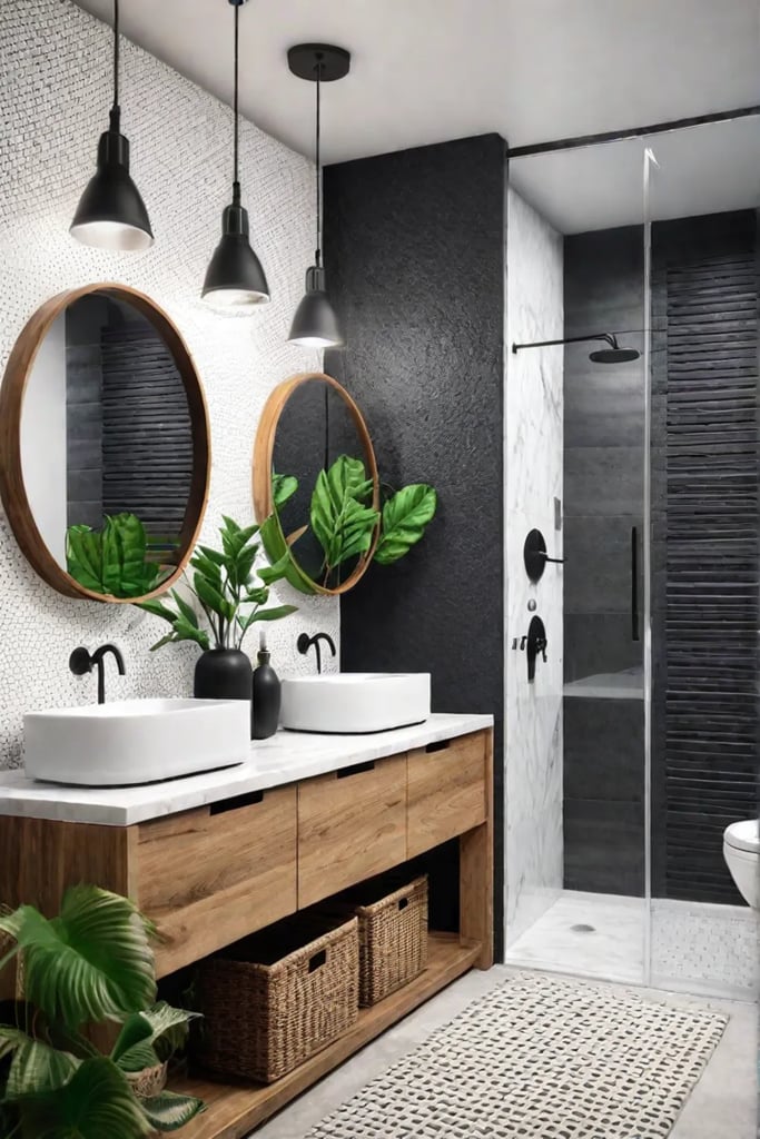 Affordable rustic bathroom Target decor IKEA finds
