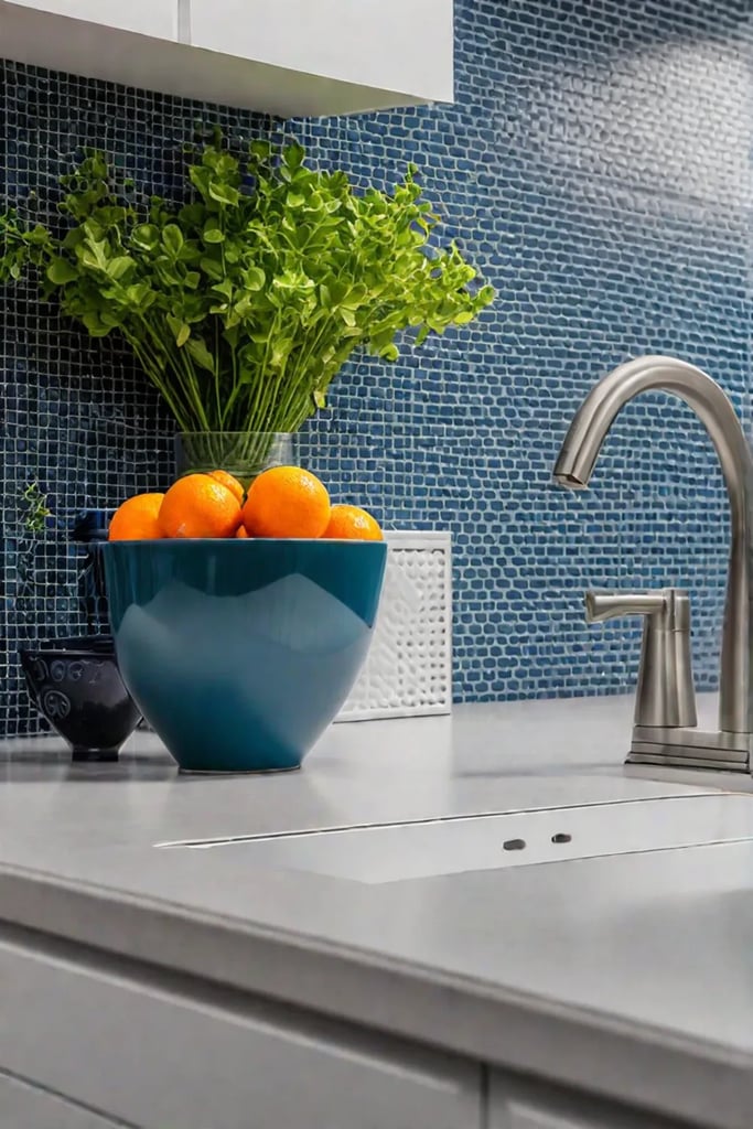 Beadboard kitchen backsplash