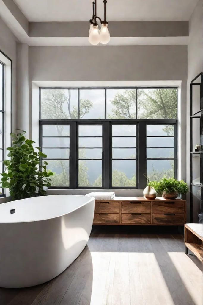 Liveedge vanity rustic bathroom clawfoot tub