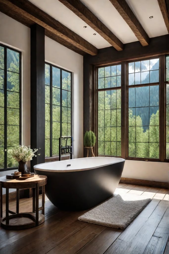 Natureinspired bathroom