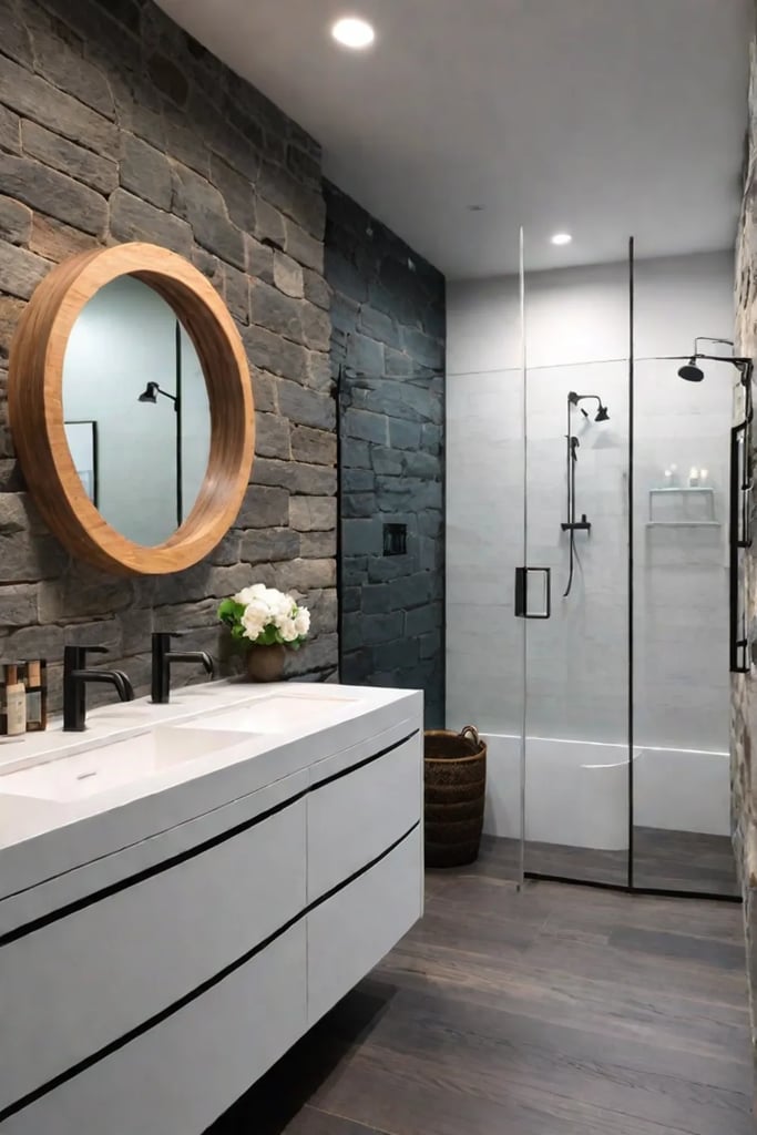 Serene and inviting bathroom