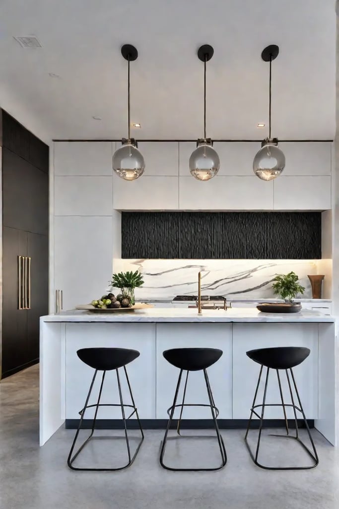 Small kitchen maximized vertical space