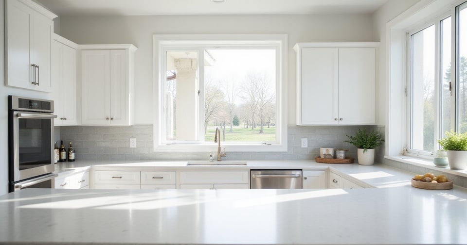 22 Gorgeous Kitchen Countertops with White Cabinets: From Classic to Bold