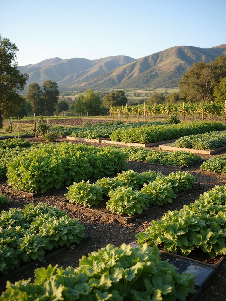 Thriving vegetable garden showcasing diverse crops, representing successful gardening based on planting zone knowledge.