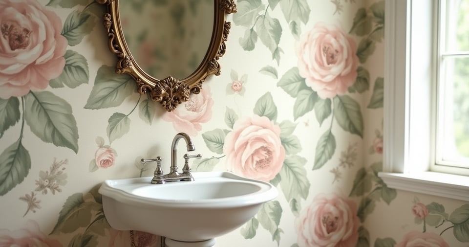 24 Timeless Bathroom Wallpaper Vintage Inspirations for Pet Friendly Homes
