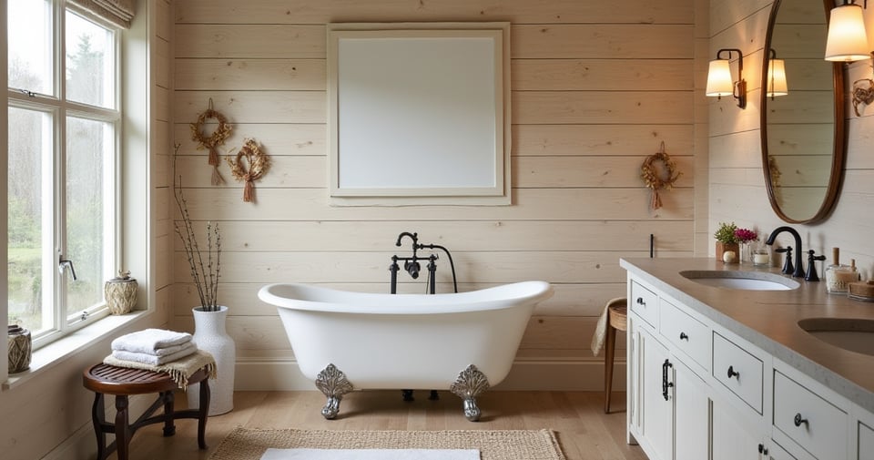 22 Farmhouse Bathroom Ideas for Your Dream Rustic Retreat