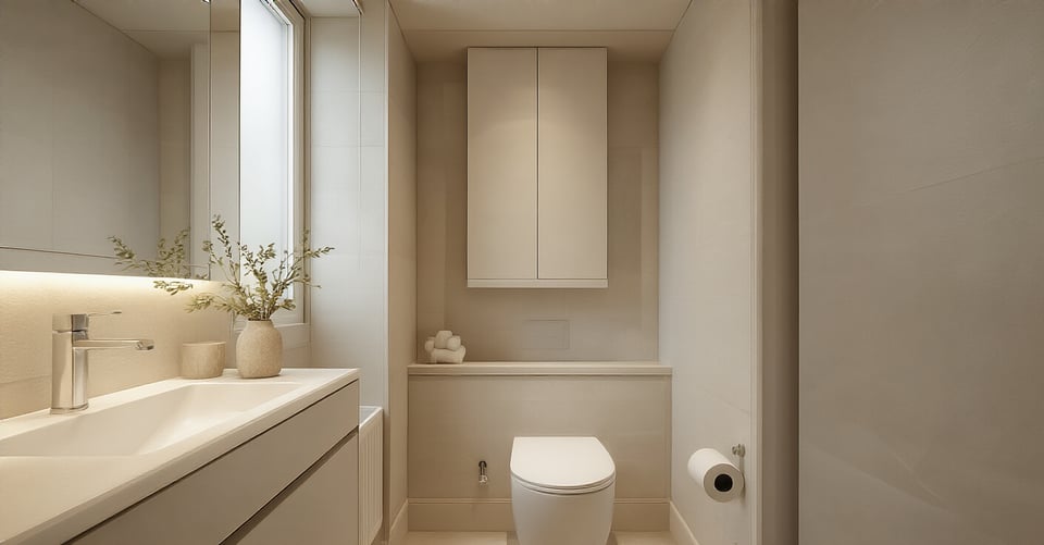 24 Genius Small Bathroom Inspiration Ideas That Actually Work for Pets and Their People