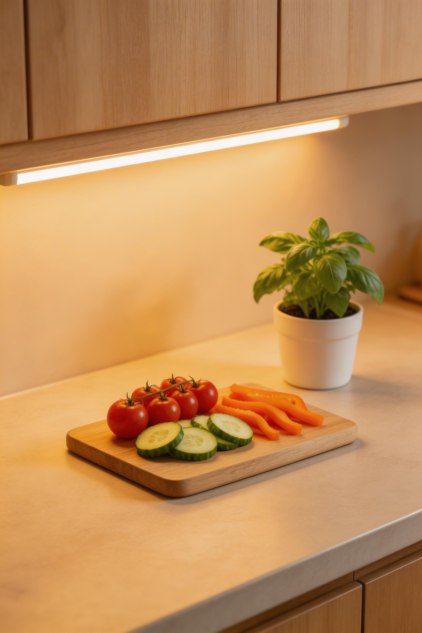 Kitchen lighting ideas that work best for task zones — under-cabinet LEDs positioned at the cabinet's front third illuminate your countertop and make food prep safer and more enjoyable.