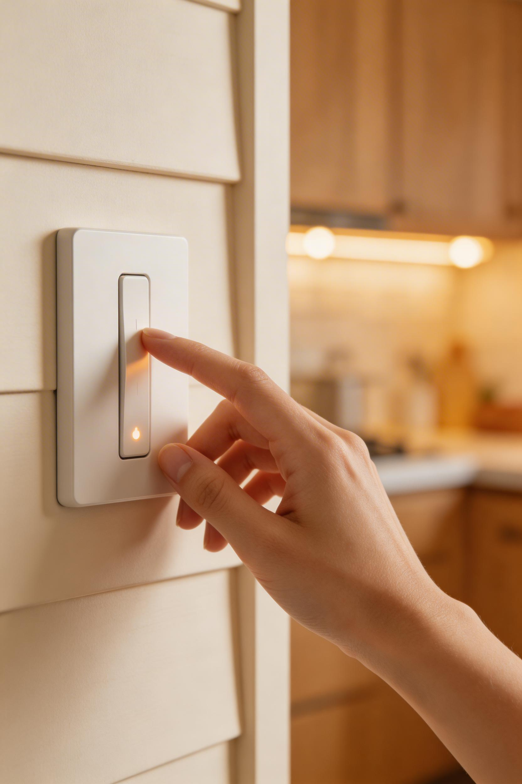 Kitchen lighting ideas work best with proper dimmers — LED-compatible trailing-edge dimmers eliminate flicker and let you set the perfect brightness for cooking or dining.