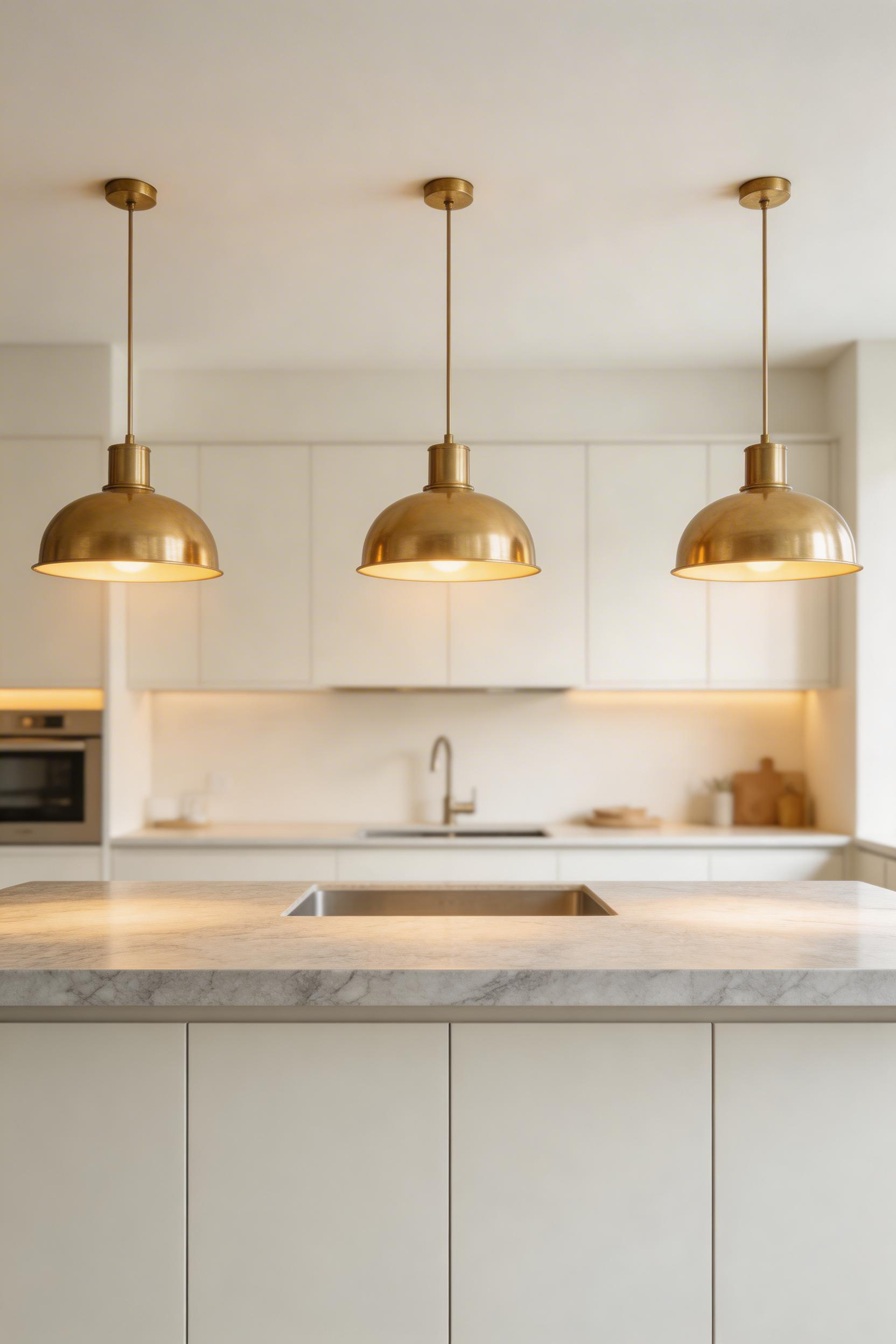 Kitchen lighting ideas for islands depend on proper pendant sizing — island length divided by three gives the recommended diameter for a balanced, intentional look.