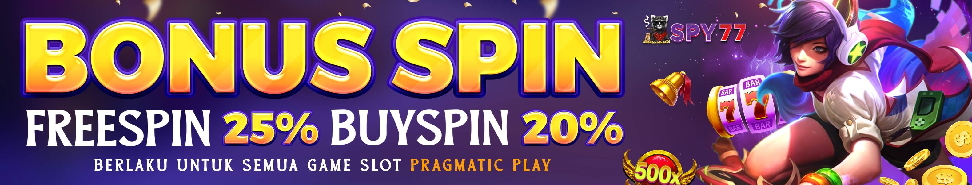 BONUS FREESPIN PRAGMATIC