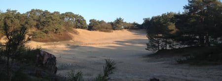 Wandelroute Zwarte Berg, vlak bij Drunen