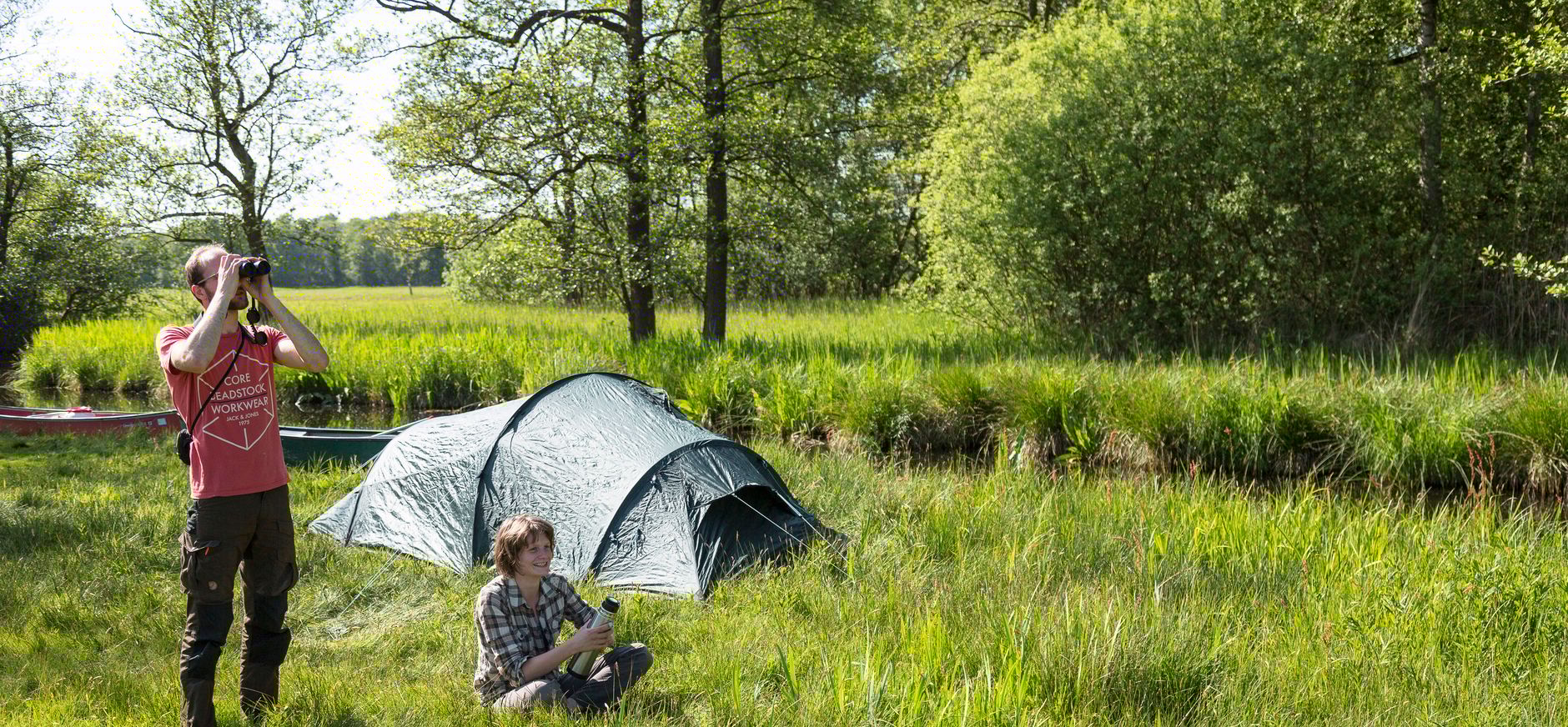 Kamperen in de natuur