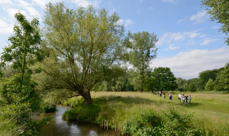 Wandelen langs rivier de Geul in het Geuldal Zuid-Limburg