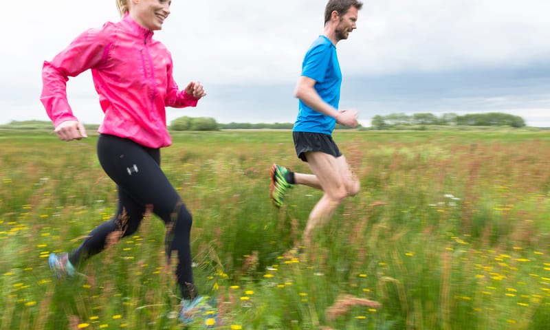 Hardlopen in de natuur