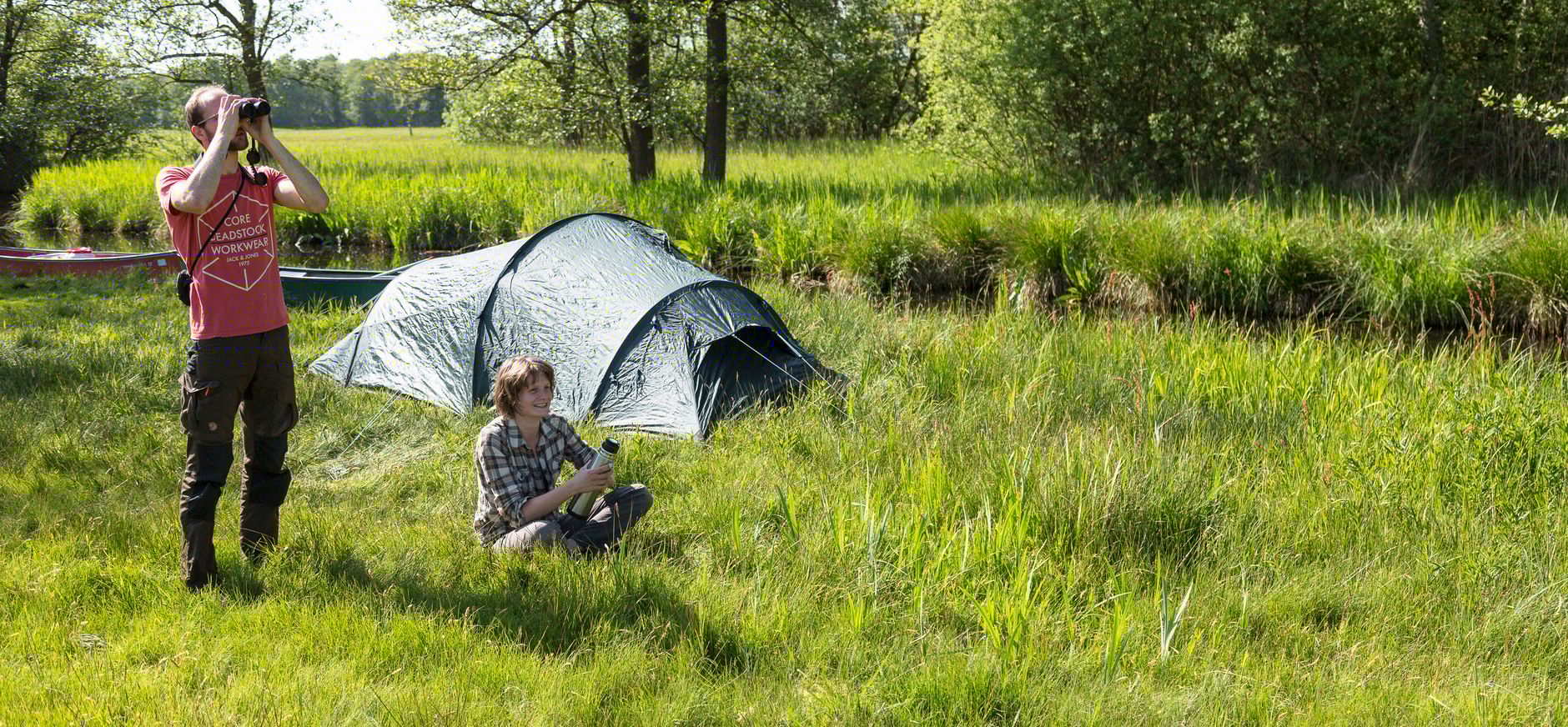 Kamperen in de natuur