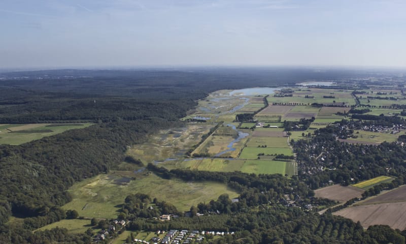 Overzicht landschap rond Sint Jansberg