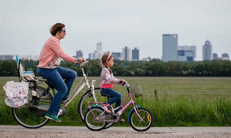 Polderpad, een gloednieuw fietspad vanaf Rotterdam CS
