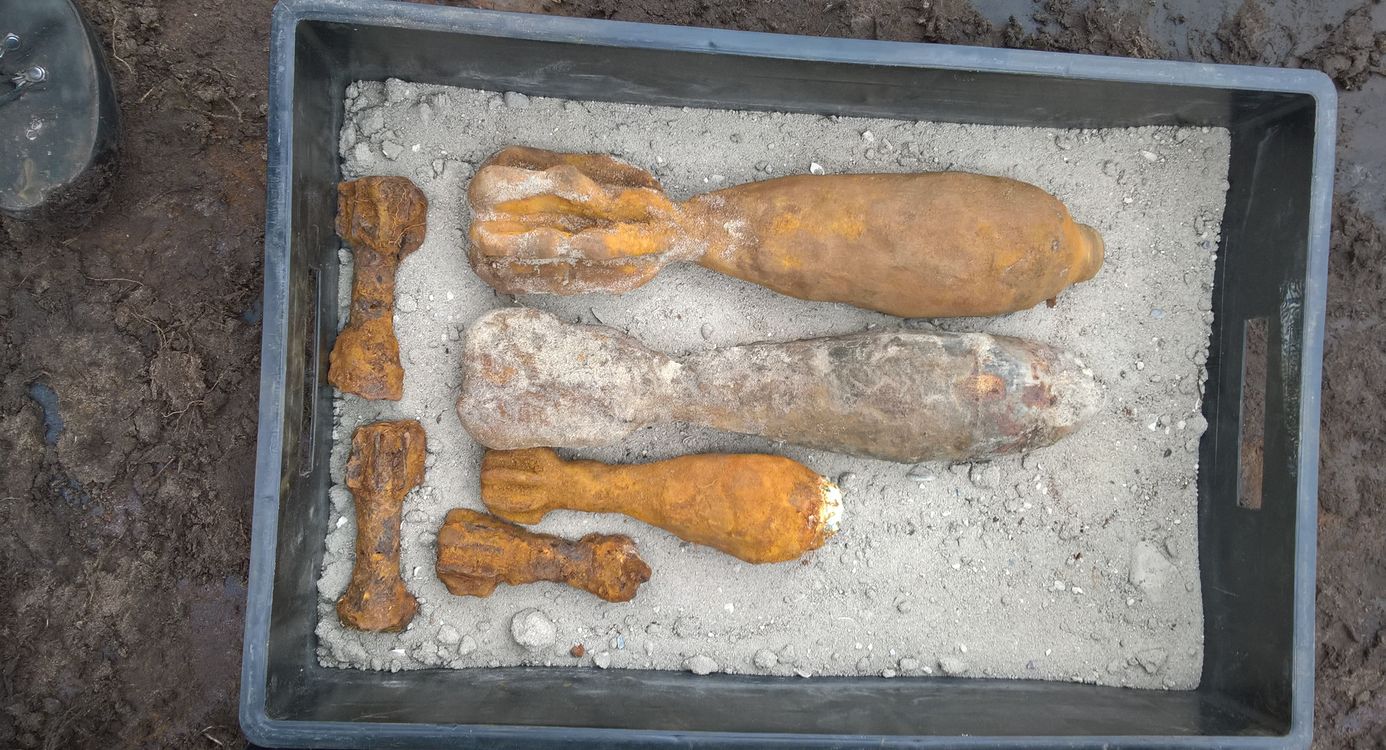 Gevonden munitie van de Slag om de Schelde