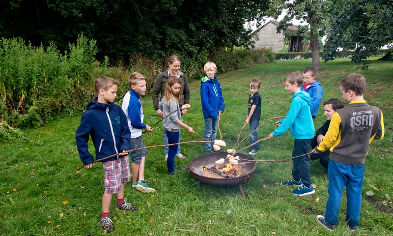Broodjes bakken in de Ackerdijkse Plassen