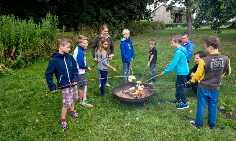 Broodjes bakken in de Ackerdijkse Plassen