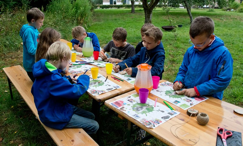Kinderfeestje in de Ackerdijkse Plassen