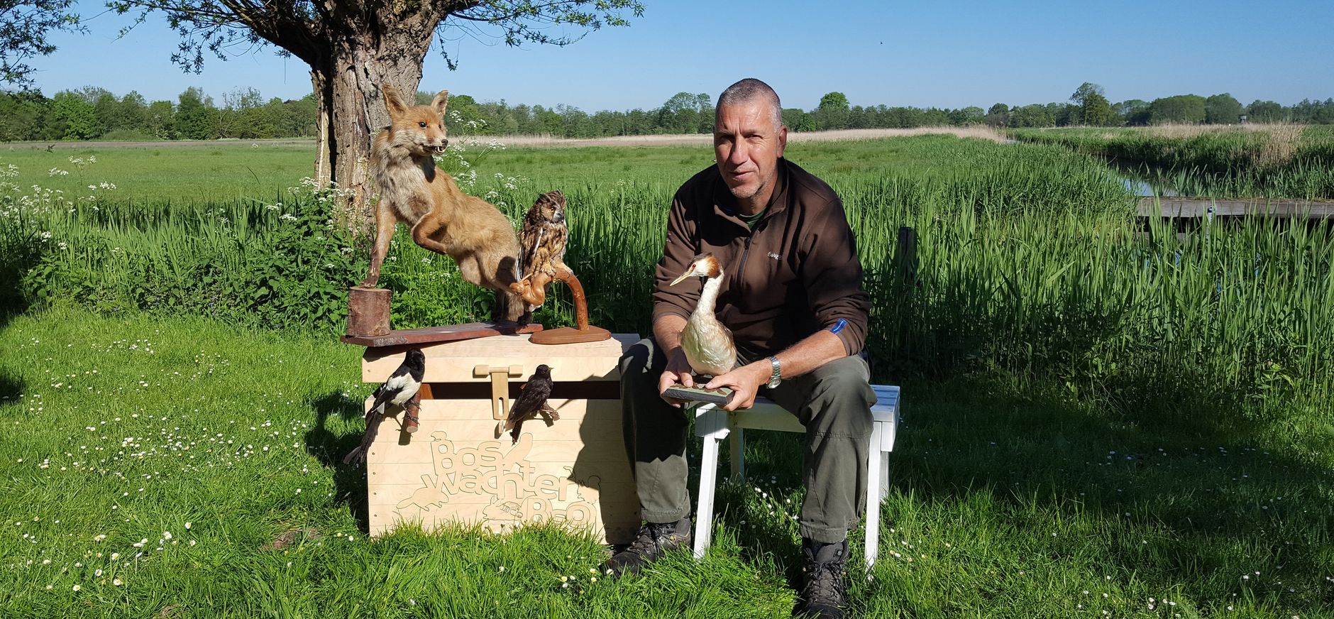 Boswachter Maurice in de Zuidpolder