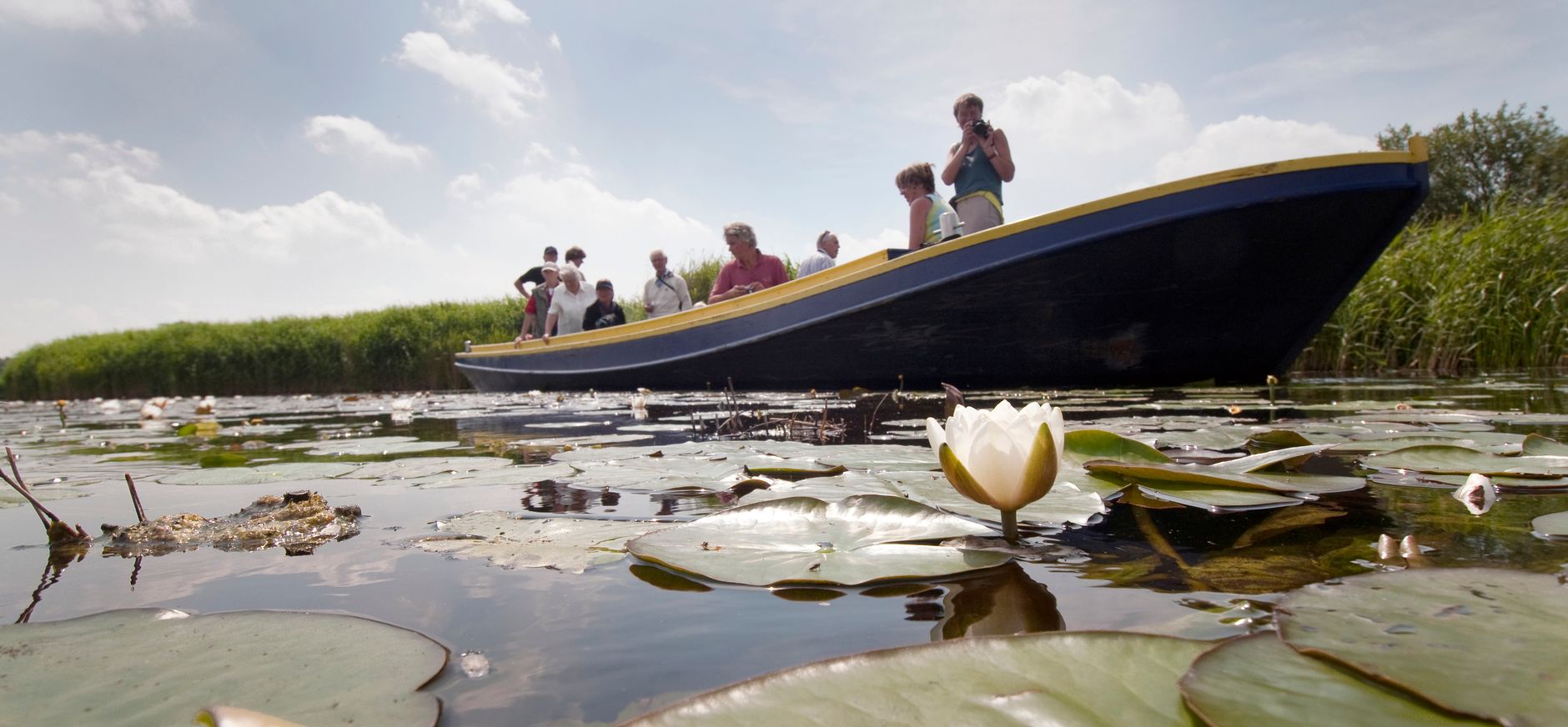 Ontspannen varen over de Nieuwkoopse Plassen