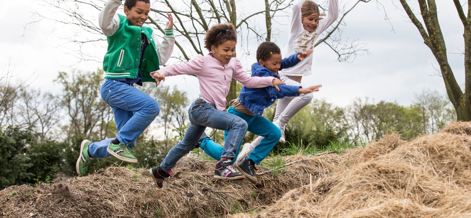 Spelen in het hooikasteel