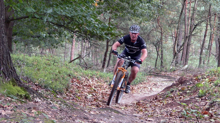 Mountainbiken in Visdonk