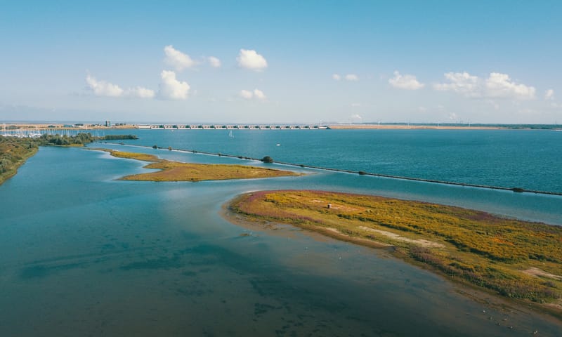 Scheelhoek en Haringvlietdam