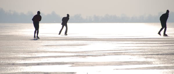 Loosdrechtse plassen schaatsen
