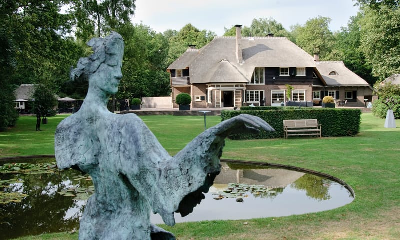 beeld in beeldentuin Hiemstrastate