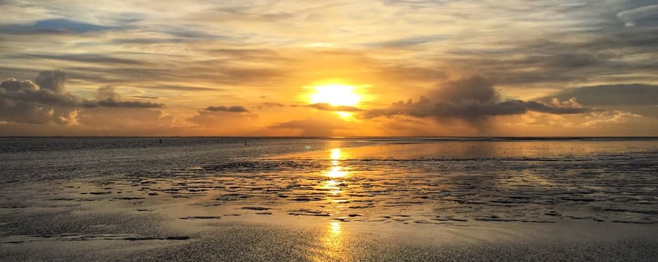 Schiermonnikoog - Zonsondergang Westerstrand