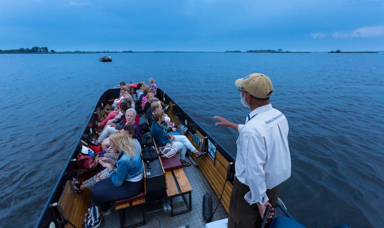 Vaartocht avondlicht - De Wieden