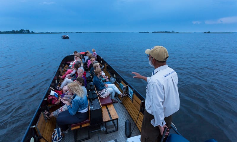 Vaartocht avondlicht - De Wieden