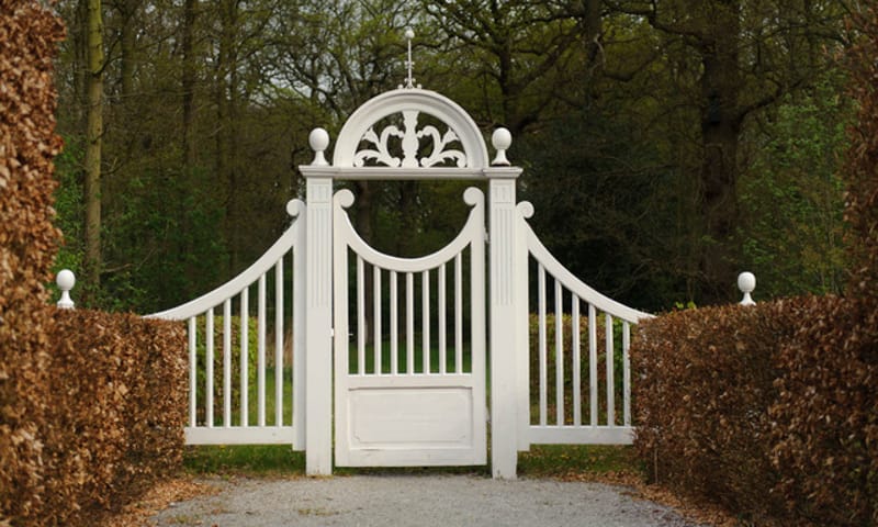 Nieuwe tuinhek Beeckestijn