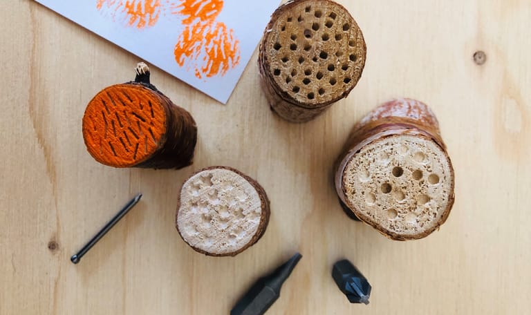 zelf stempels maken van hout