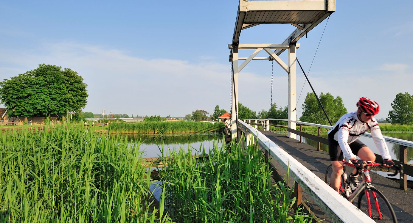 Fietsen op Rotterdams platteland