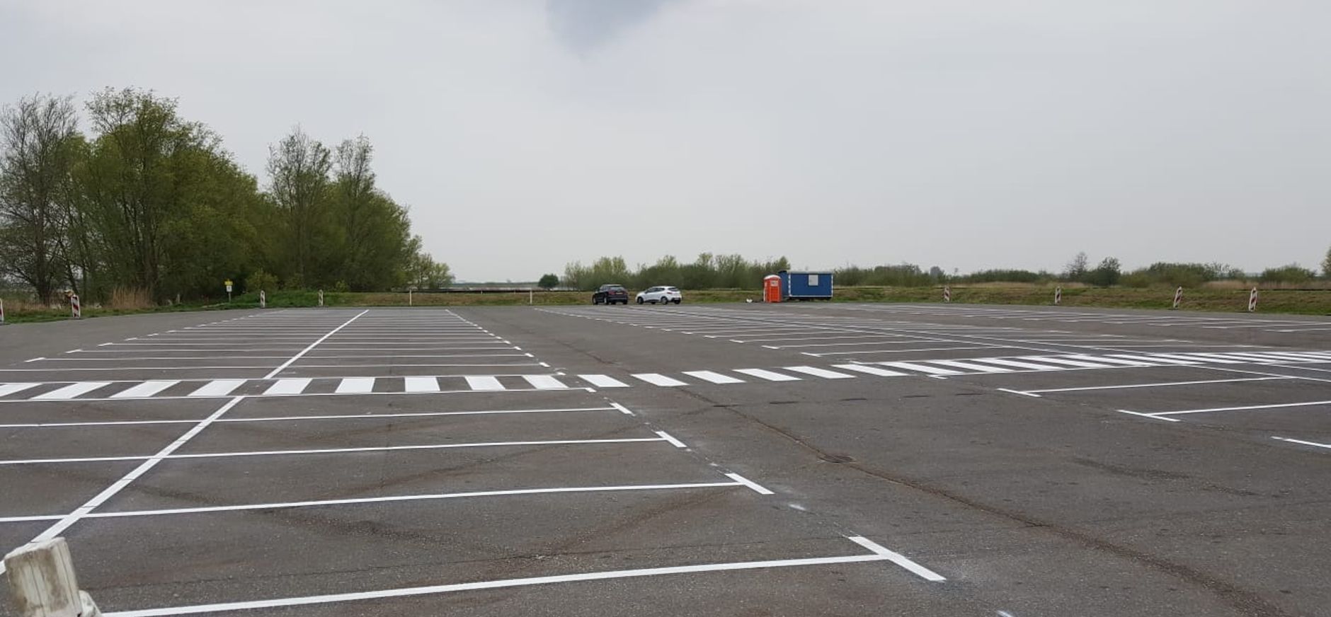 Werkzaamheden parkeerterrein Tiengemeten