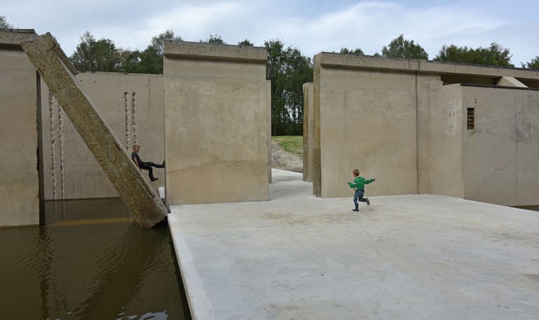 Deltawerk route Rijksmonument Waterloopbos
