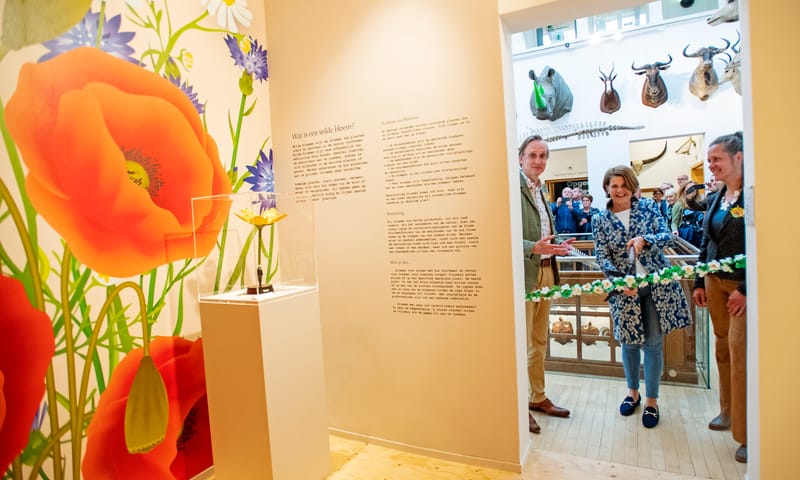 Opening expositie Wilde Bloemen in Natuurhistorisch Museum