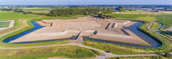 Fort Henricus vanuit de lucht
