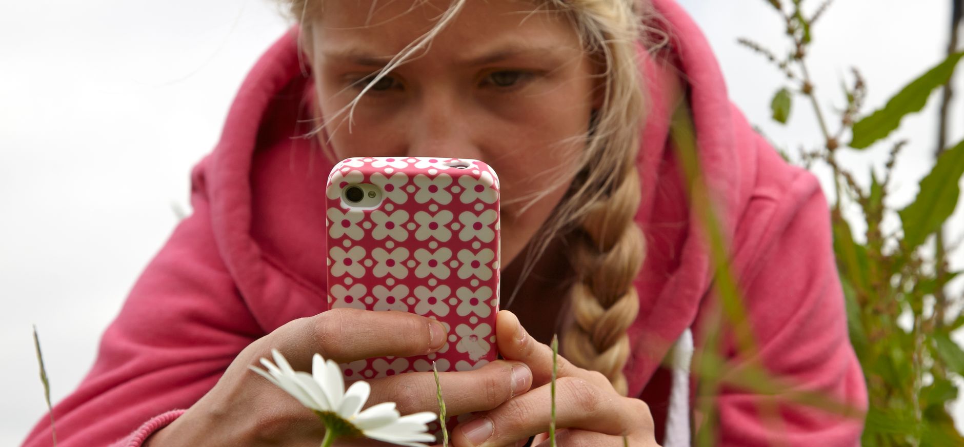 Foto's bloemen maken met mobiel