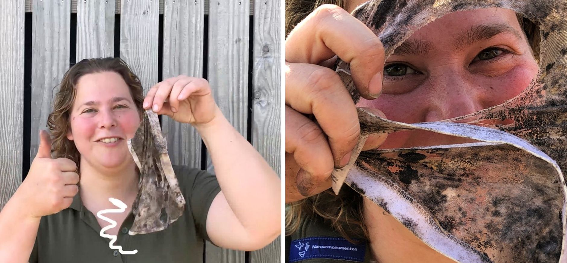 Bodemonderzoek: Boswachter Floor begraaft een onderbroek