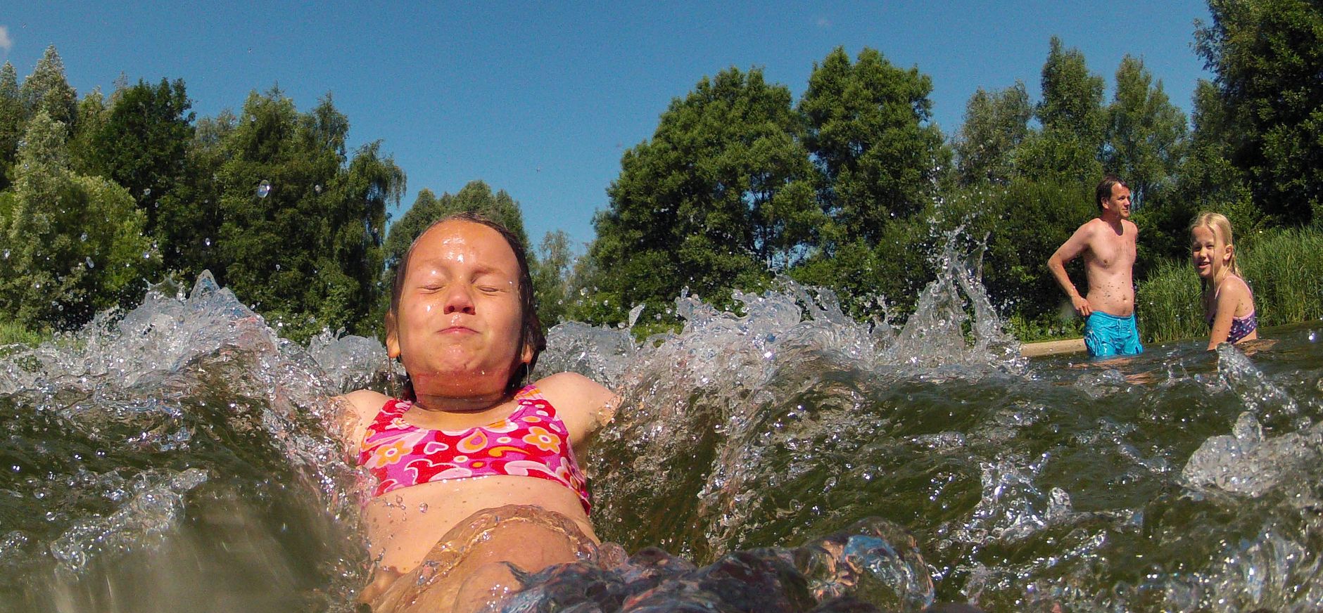 Zwemmen in de Spiegelplas